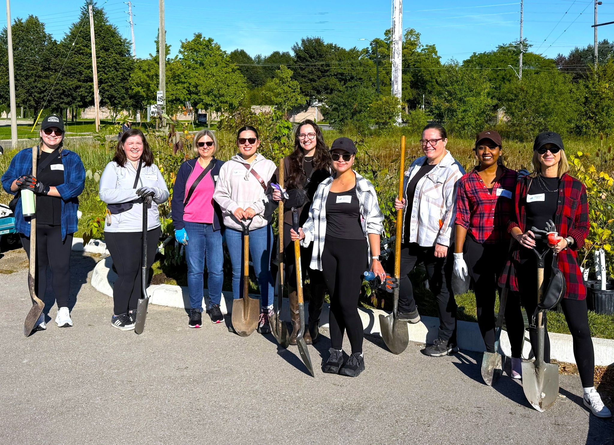ProResp team at tree planting event